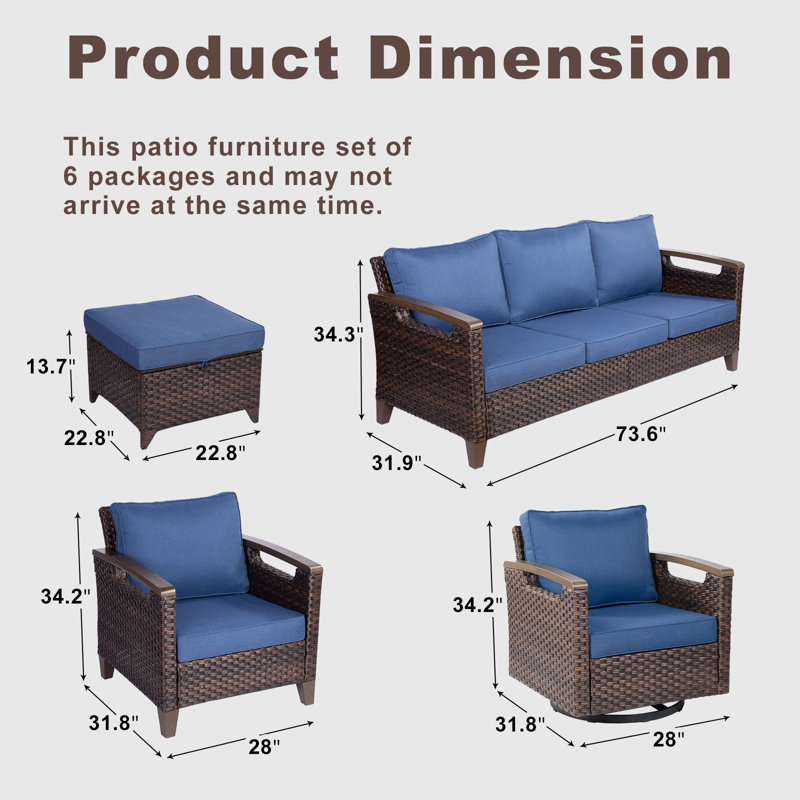 Ensemble de mobilier de patio