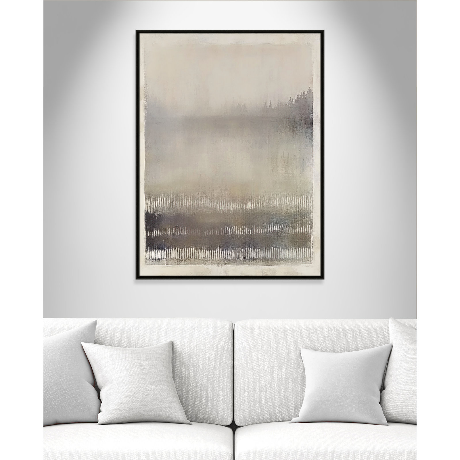 Balanced Silence III Print by Irena Orlov, 41.5" H x 31.5" W, Espresso Floater