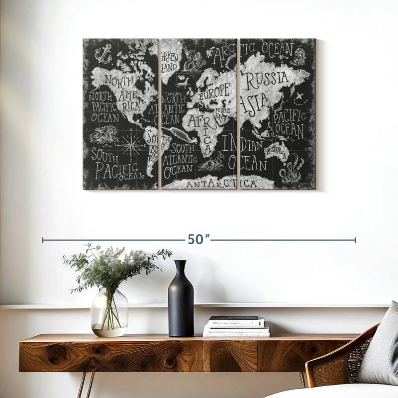 Keiri Mythical Map I, H 24 po x l 38 po