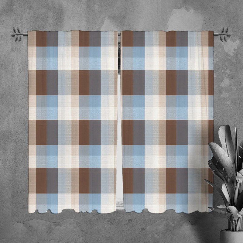 Paire de rideaux obscurcissant en polyester Stephanic, L 20 po x L 61 po