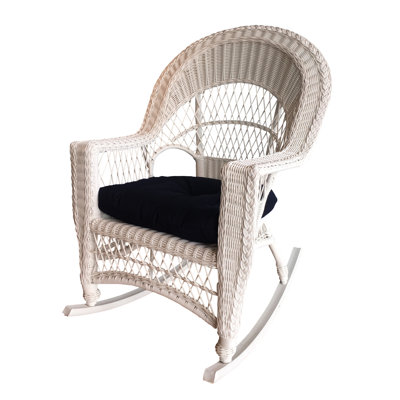 Chaise berçante avec coussin Camacho