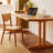 Brown Rectangle Solid Wood Dining Tables-302579016