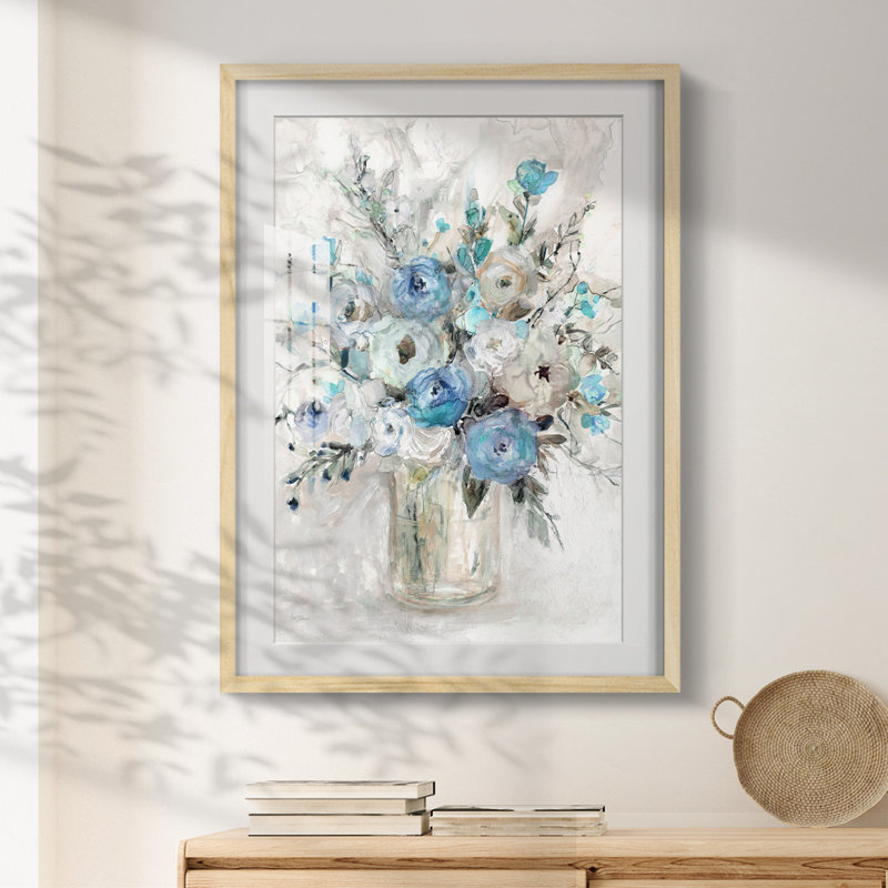 Toile tendue Emerald Ice I - galerie, Naturel, H 28,5 po x l 20,5 po