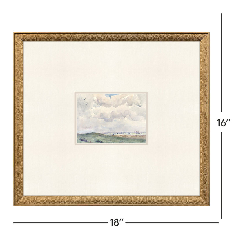 «Meadow / Plains», art encadré
