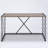 Rustic Oak And Antique Black Rectangular Desk(Desk)