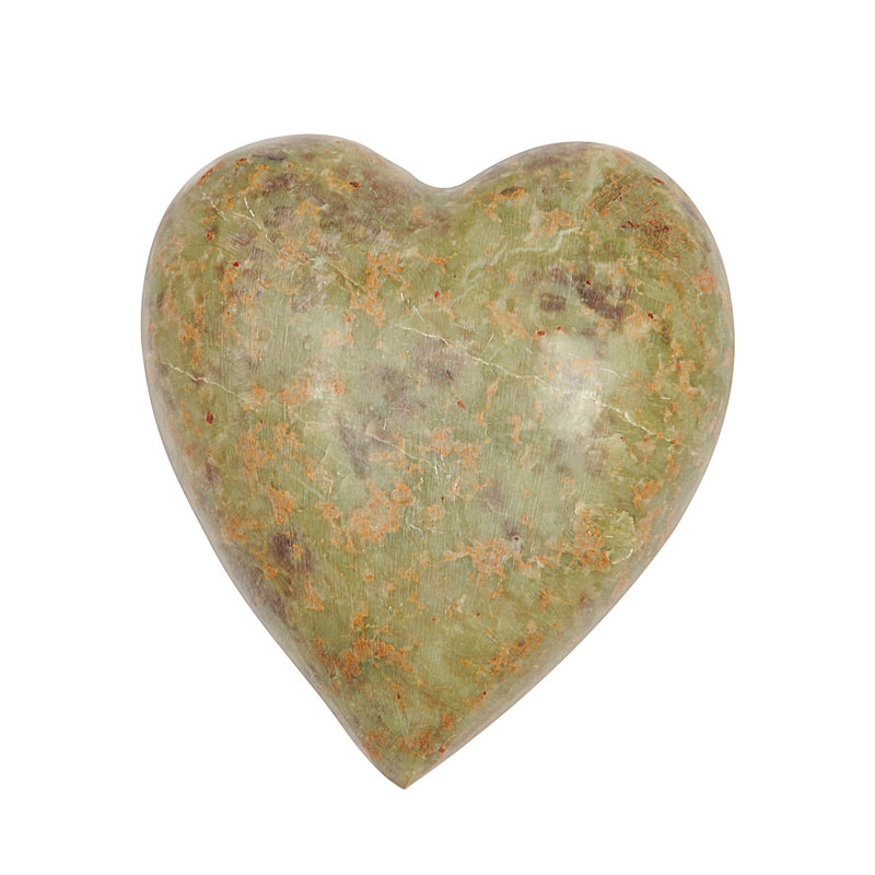 Soapstone Decorative Heart Figurines