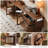 Solid wood style TV stand