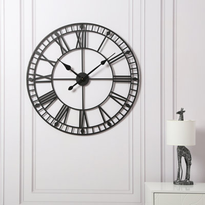 Elienor Iron Skeleton Wall Clock