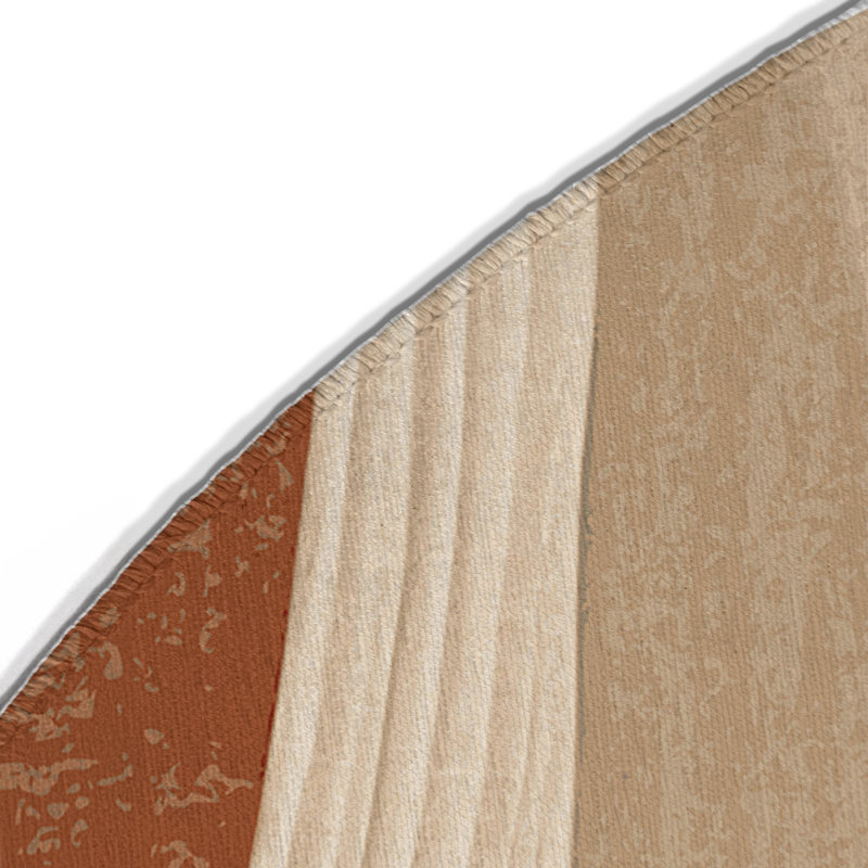 Tapis intérieur et extérieur Blush Haze, Rond 5 pi