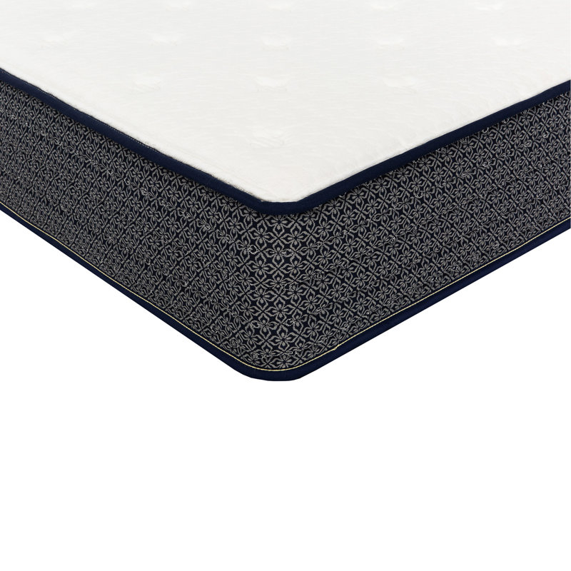 Matelas simple hybride ferme de 10 pouces avec housse en tricot rafraîchissant, matelas en mousse viscoélastique gélifiée dans une boîte
