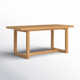 Modica 70'' Pine Solid Wood Sled Dining Table