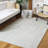 Forbestown Hand Tufted 0.8 Wool 0.2 Cotton Geometric Rug-549197477