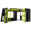 Lit mezzanine simple en L en bois-1825641333