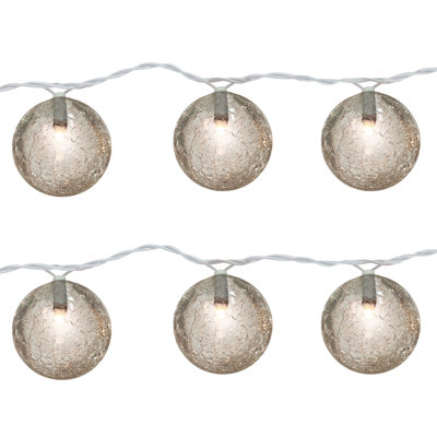 10 Lt Cracked Globe Set Light