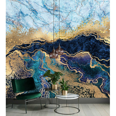 Papier peint amovible en marbre Modern Design