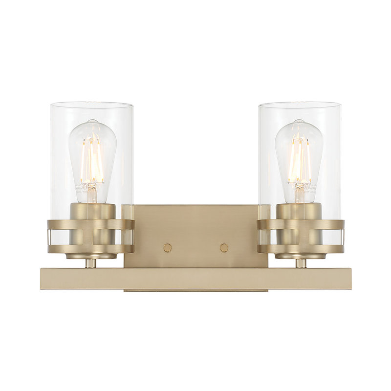 Meuble-lavabo 2 lumières Alue, H 9 po x l 14,5 po x P 6,5 po, Deux lumières