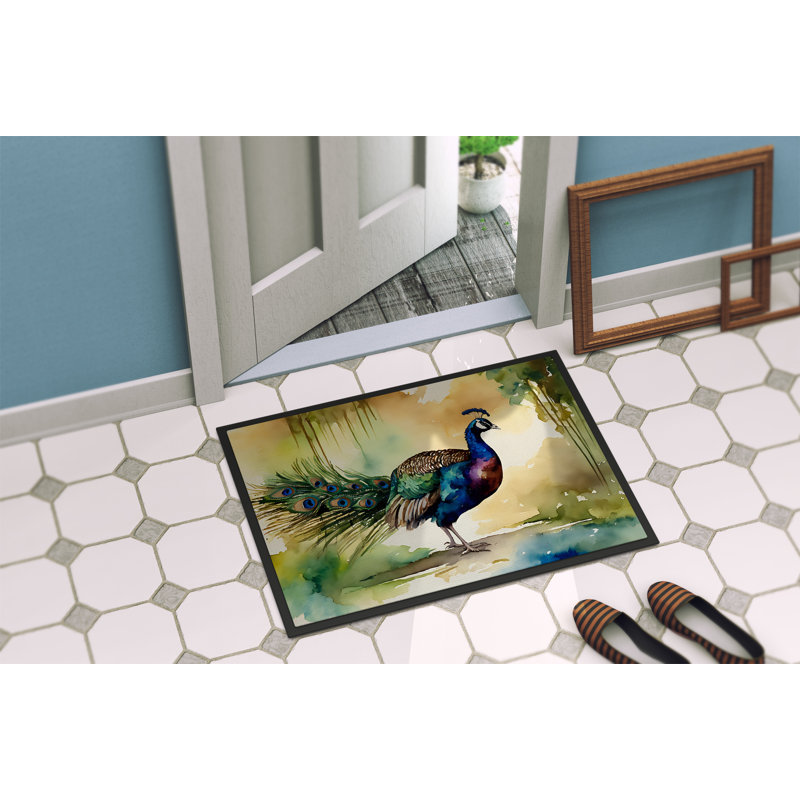 Rett Non-Slip Indoor / Outdoor Doormat, 18" W x 27" L