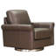 Fauteuil pivotant en cuir Pruszkow-104707285