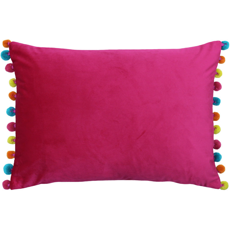 Fiesta Rectangular Scatter Cushion, Hot Pink/Yellow/Blue