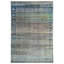 Silk Treasures Geometric Area Rug in Blue