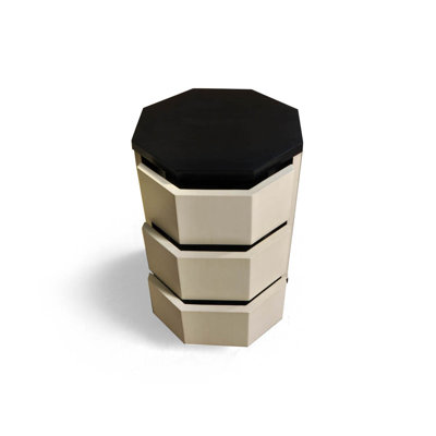 Libora 50cm W Solid Wood Bedside Table