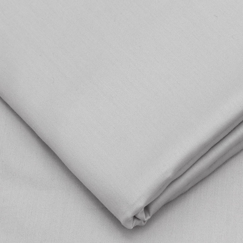 Burget Solid Colour Duvet Cover Set with Pillowcases, 155 x 200cm Duvet Cover + 1 Pillowcase (80 x 80)