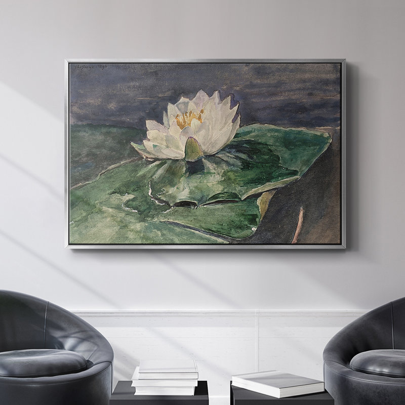 Botanique rétro - LX, Toile tendue, H 25 po x l 37 po x P 1,5 po