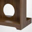 Bureau pliable avec huche, espace de travail à panneau relevable et rangement en panneau perforé, structure en bois, conception modulaire adaptée aux animaux de compagnie, style moderne, bureau à domicile
