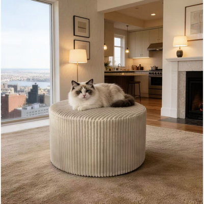 Velours côtelé en velours côtelé entièrement compressé - chameau sans assemblage Utilisation polyvalente dans un décor contemporain
