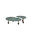 Table de bout en marbre vert Serra