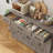 Adra 55.1'' Sideboard with 3 Drawers, Adjustable Shelves-2016759330