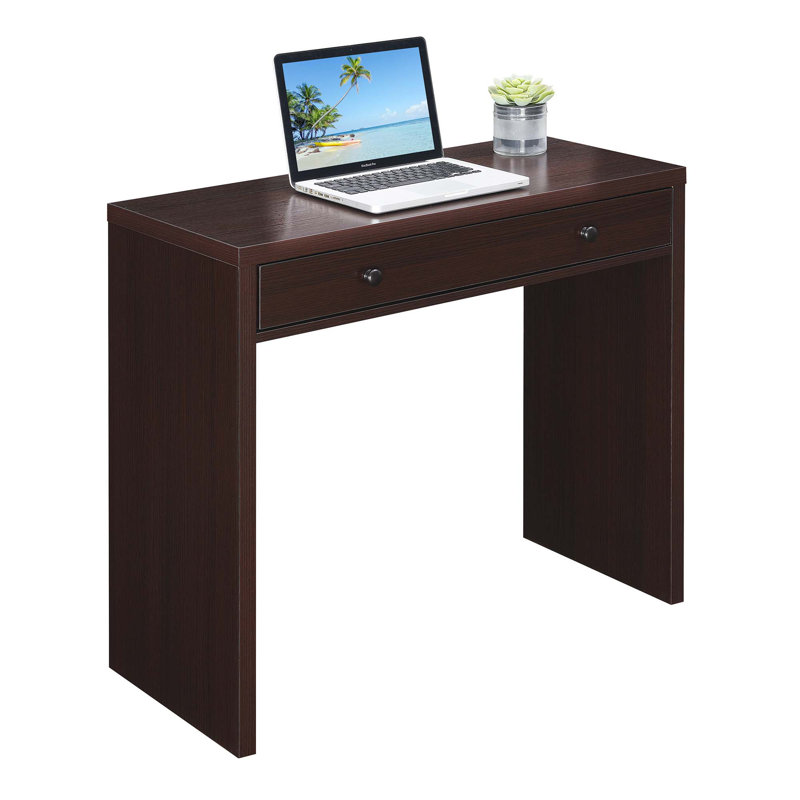 Bureau d'écriture avec tiroir Alisa, Espresso
