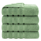 Ensemble de serviettes de bain turques de luxe 100% coton 4 pièces Edison Collection
