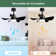 28' Ceiling Fans With Lights And Remote/APP Control