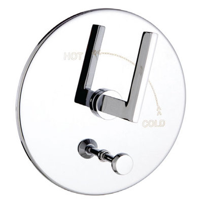 Crisp Round Pressure Balance T and S Complete with Valve