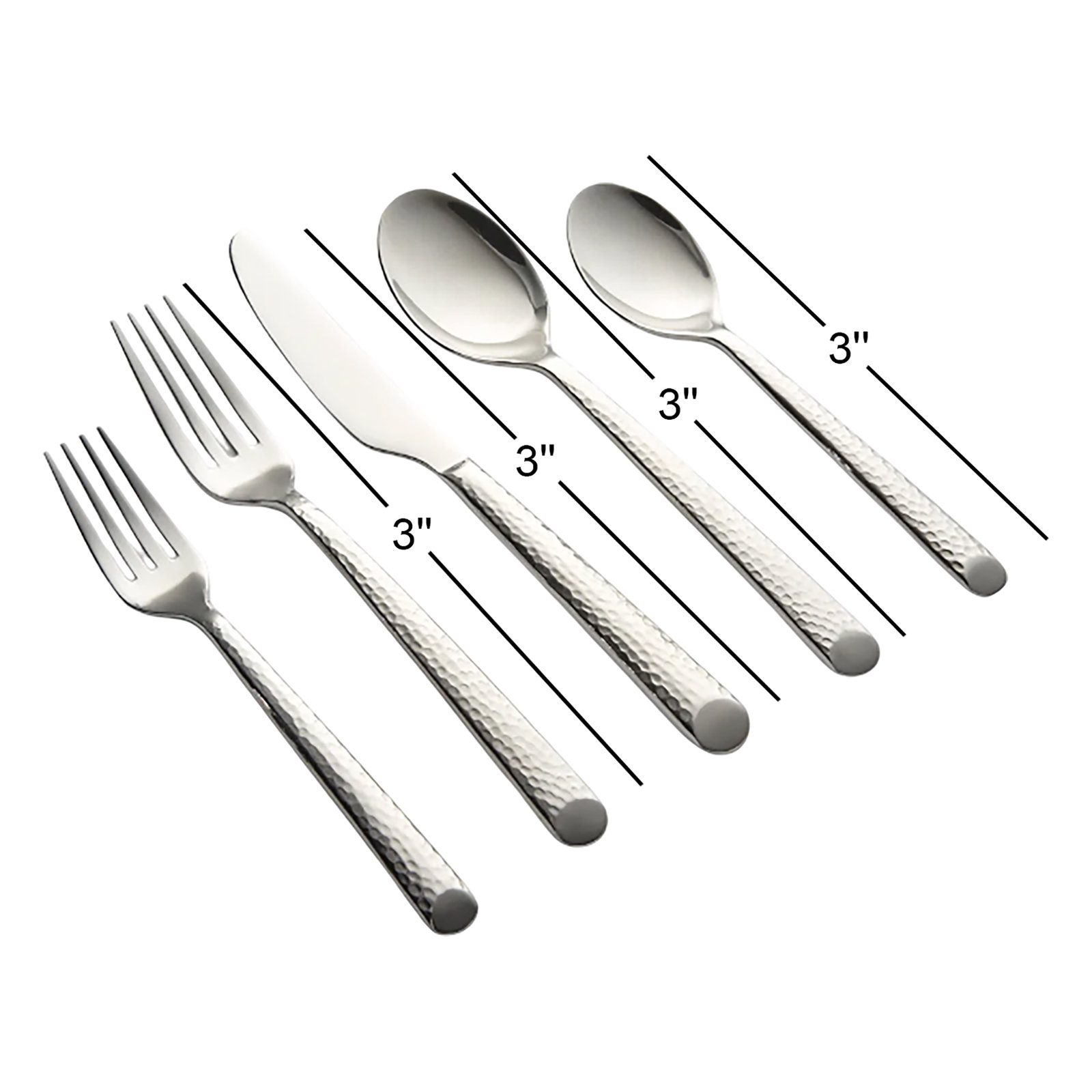 Bamba Stainless Steel Flatware - Set of 20