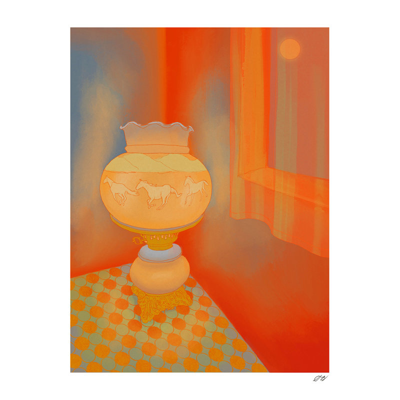 Horse Lamp Print