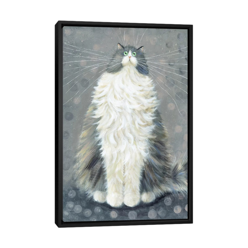 Foggy 1 Piece Wall Art on Canvas, 101.6 cm H x 66.04 cm W, Black Framed