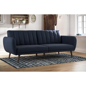 Novogratz Brittany 81.5" Round Arm Convertible Sofa