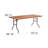 Marcott Rectangular Wood Folding Event Table-43075562