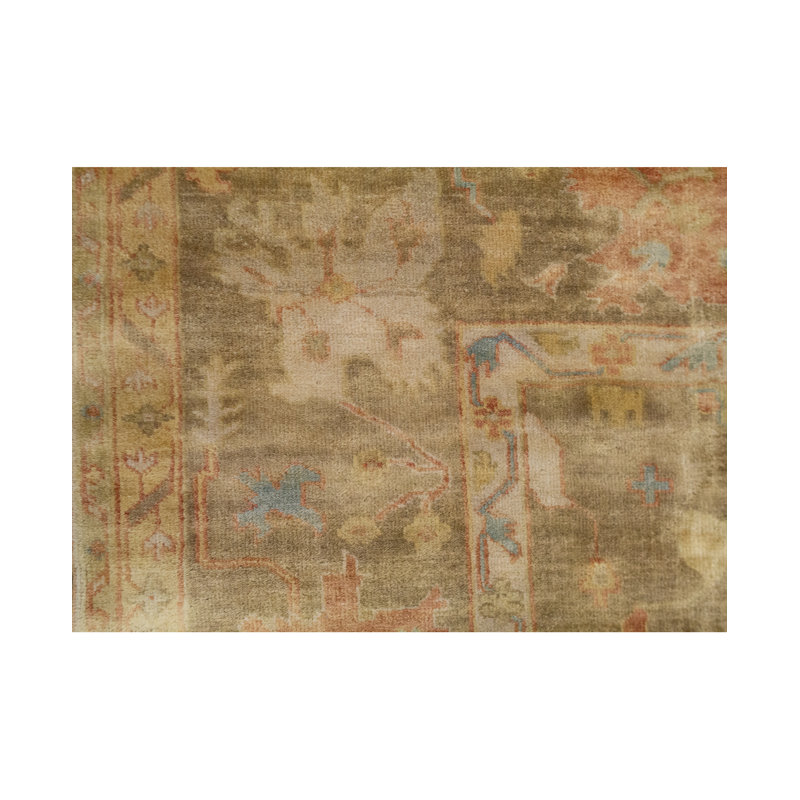 Tapis chameau noué à la main de haute qualité
