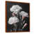 Toile avec cadre flottant brun