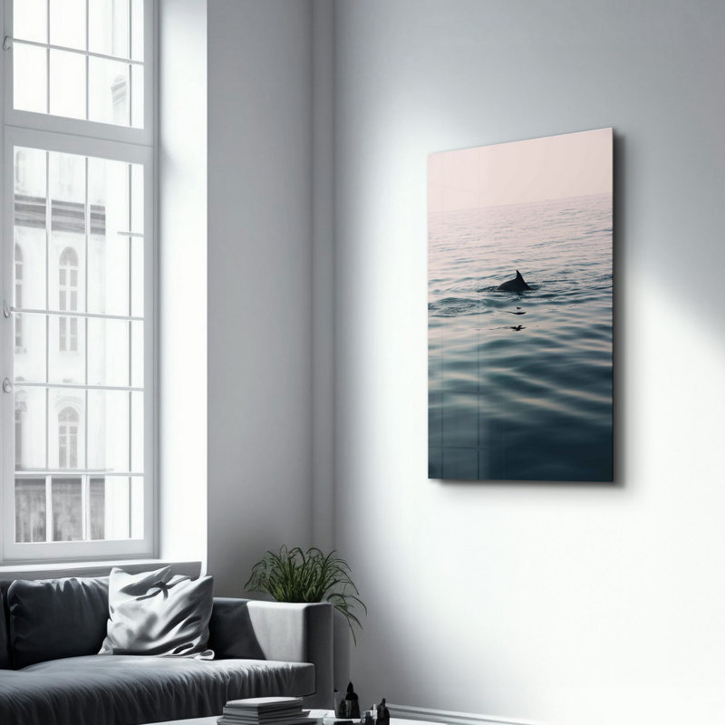 Peinture élégante en verre trempé de 27,6 po x 43,3 po | 100% verre trempé, épaisseur: 0,16 pouce | Œuvre imprimée UV, parfaite pour la décoration intérieure et les intérieurs modernes, des visuels époustouflants pour toute pièce