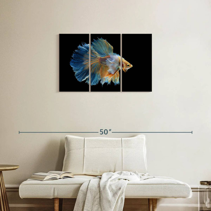 Brampt Sublime Fighter Fish, 20" H x 33" W