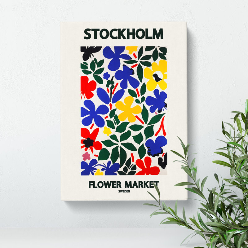 Stockholm Flower Market Exhibition 7 - Wrapped Canvas, 60cm H x 40cm W x 3cm D