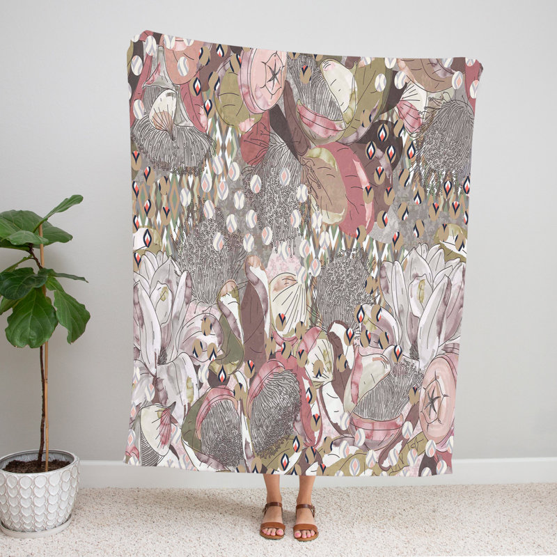 Throw Blanket, 50" W x 60" L