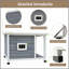Maison d'extérieur pour chat avec toit imperméable, fenêtres ventilées et support en métal robuste - Abri pour animaux spacieux et élégant pour chats