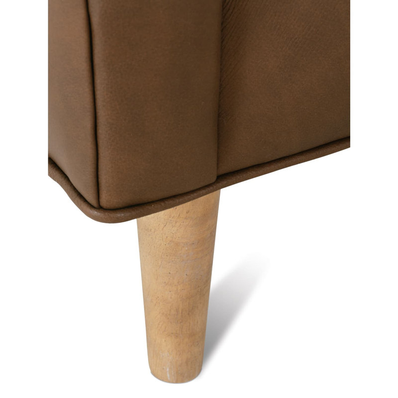 Pate Leather Accent Chair