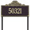 Villa Nova 1-Line Lawn Address Sign