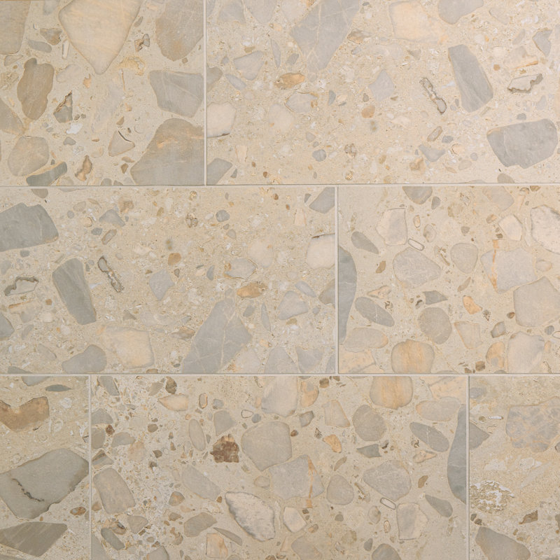 Daltile Sand and Stone 12 x 24 Floor Tile (6 PC Per Carton) (11.57 SQFT Per Carton), Basin